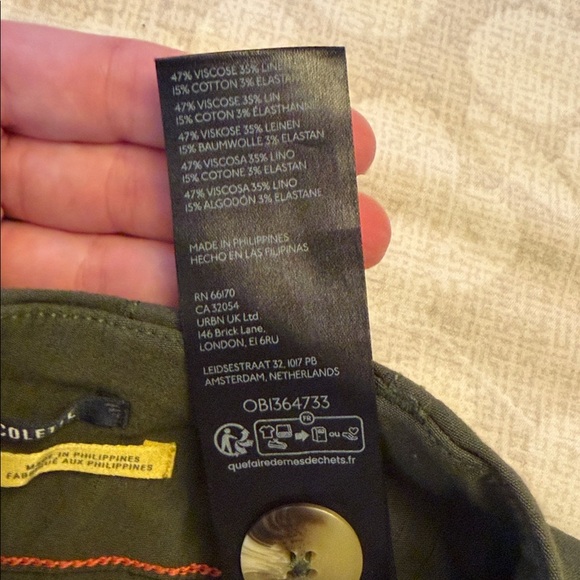 Anthropologie The Colette Cropped Wide-Leg Pants by Maeve - Picture 11 of 11